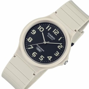 CASIO【カシオ/スタンダード】メンズ腕時計 アナログモデル ラバーベルト アイボリー 海外モデル MQ-24UC-8B（送料無料）