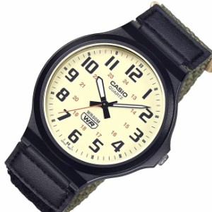 CASIO【カシオ/スタンダード】メンズ腕時計 アナログモデル グリーンナイロンベルト 海外モデル MW-240B-3B（送料無料）