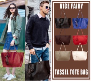 rosso by VICE FAIRY タッセルトートバッグ メンズ バッグ BAG レディース