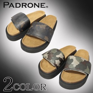 PADRONE パドローネ VELCRO SHOWER SANDALS サンダル (CAMOUFLAGE)　迷彩 カモフラ ARCOLLETTA PADRONE アルコレッタ パドローネ