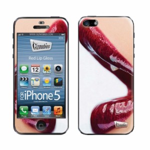 iPhoneSE/5s/5専用Gizmobies Red Lip Gloss ケース アイフォン5 シール ギズモビーズ 唇 lip リップ