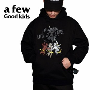 A FEW GOOD KIDS アフューグッドキッズ Angel Rhinestone Hoodie パーカー フーディー ストリート HIPHOP ヒップホップ カジュアル ユニ