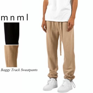 送料無料 mnml ミニマル Baggy Track Sweatpants トラックパンツ スウェットパンツ ソックスイン ジャージパンツ