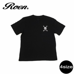 ロエン roen Tシャツ メンズ レディース ファッション Tシャツ カットソー ブラック 黒 半袖 プリント ロゴ スカル 丸首 ストリート rock