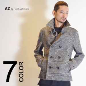 セール SALE  SALE 55%OFF AZ by junhashimoto エーゼイ バイ ジュンハシモト メルトン ショート丈ピーコート Pコート メンズ mesn ジャ