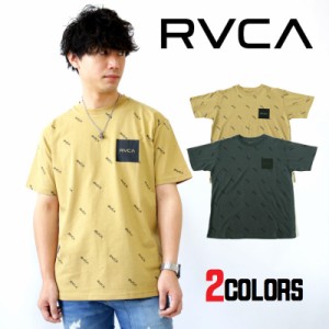 RVCA【ルーカ】ALLOVER SQUARE RVCA Ｔシャツ 半袖 メンズ レディース ユニセックス カジュアル ストリート スポーツ ロゴ ギフト プレゼ