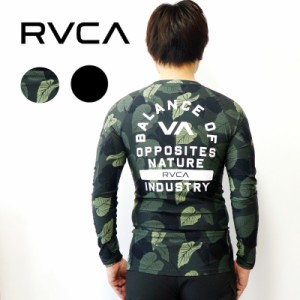 RVCA（ルーカ）BALANCE ARCHERS RUSH ラッシュガード メンズ マリンスポーツ ジム アウトドア 海水浴 レジャー 運動 サーフィン サップ 