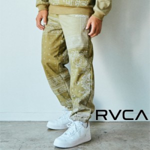 RVCA ルーカ PATCHWORK BANDANA SWEAT PANTS スウェットパンツ メンズ 男性 カジュアル スポーツ バンダナ 総柄 防風 撥水