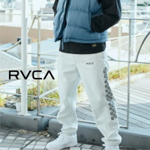 RVCA ルーカ CHECKER SWEAT PANTS スウェットパンツ メンズ 男性 カジュアル スポーツ チェック ボア ロゴ 防風 撥水