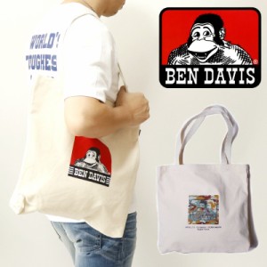 BEN DAVIS（ベンデイビス）PRINT TOTE BAG プリントトートバック かばん 鞄 ばっぐ キャンバス メンズ レディース ユニセックス カジュア