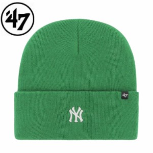 47 フォーティーセブン Yankees Base Runner 47 Cuff knit Kelly ニットキャップ ニット帽 キャップ 帽子  秋冬 防寒 メンズ プレゼント