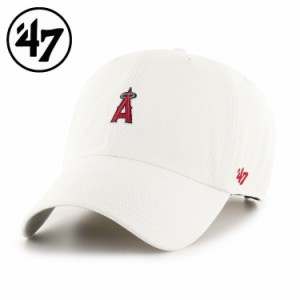 47 フォーティーセブン Angels Base Runner 47 CLEAN UP White エンゼルス キャップ 帽子 スポーツ アウトドア 野球 メンズ レディース