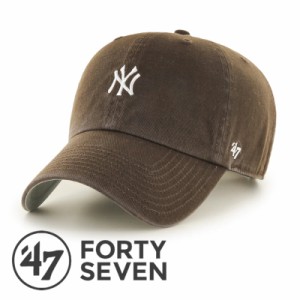 ’47 フォーティセブン Yankees Base Runner CLEAN UP BROWN キャップ 帽子 ヤンキース クリーンナップ 野球 MLB カジュアル スポーツ