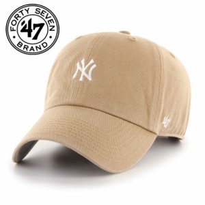 `47Brand 【フォーティーセブンブランド】Yankees Base Runner ’47 CLEAN UP　ヤンキース 帽子 キャップ MLB メジャーリーグ アメリカ U