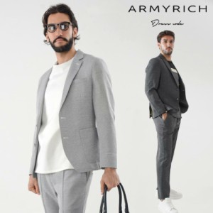 ARMYRICH アーミーリッチ ストレッチメッシュスーツ 上下セット セットアップ カジュアル きれいめ 大人 結婚式 パーティー ビジネス