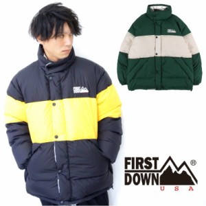 FIRST DOWN ファーストダウン リバーシブルダウンジャケット SWITCH DOWN JACKET アウター 防寒 冬 ユニセックス カジュアル スポーツ ス