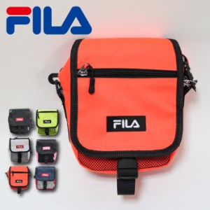 FILA フィラ ロゴテープフラップミニショルダー 小さめ メンズ レディース バックインバック  