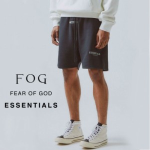 FOG ESSENTIALS(エッセンシャルズ)SWEAT SHORTS BLACK スウェット ショーツ ショートパンツ メンズ 短パン ストリート カジュアル ブラッ