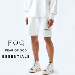 FOG ESSENTIALS(エッセンシャルズ)SWEAT SHORTS WHITE スウェット ショーツ ショートパンツ メンズ 短パン ストリート カジュアル ブラッ