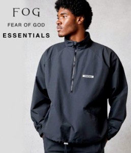 FOG Essentials エッセンシャル ハーフジップトラックジャケット Half-Zip TRACK JACKET メンズ ユニセックス ブルゾン 春 ナイロン フィ