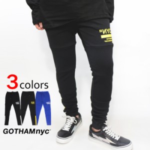 【GOTHAM NYC（ゴッサムニューヨーク エヌワイシー） PANTS GN118 スキニージャージ　Safari 雑誌掲載 LEON メンズ　ユニセックス