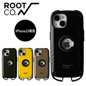 ルートコー【iPhone15専用】GRAVITY Shock Resist Case Rugged. ROOT CO アイフォンケース スマホケース スマホカバー キャンプ BBQ アウ