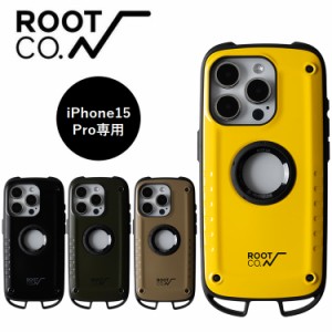 ROOT CO ルートコー【iPhone15Pro専用】GRAVITY Shock Resist Case Rugged.アイフォンケース iPhoneカバー キャンプ 登山 アウトドア ハ