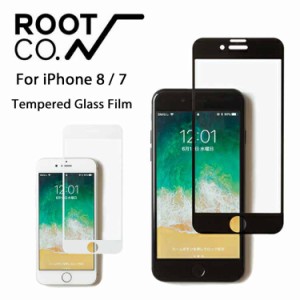 ROOT CO.ルート【iPhone 8/7専用】GRAVITY Tempered Glass Film ガラスフィルム 保護フィルム 全面保護 飛散防止 3Dタッチ対応 高光沢 強