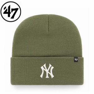 47 フォーティーセブン Yankees Haymaker 47 Cuff Knit Moss ニットキャップ ニット帽 帽子 キャップ ヤンキース ブランド おしゃれ 秋冬