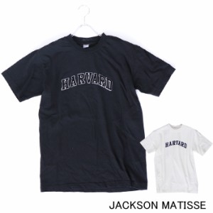 ジャクソンマティス JACKSON MATISSE HARVARD Logo Tee 半袖 Tシャツ メンズ レディース ユニセックス