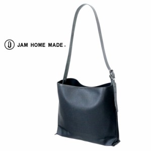 JAM HOME MADE ジャムホームメイド ブラックライドショルダーバッグ かばん BAG シンプル レザー PVC 大容量 メンズ レディース プレゼン