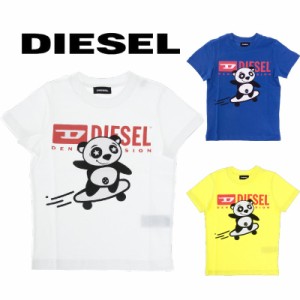 SALE セール DIESEL ディーゼル キッズ ジュニア プリントTシャツ パンダ 半袖 ブランド 子供服 おしゃれ かわいい 子ども カジュアル