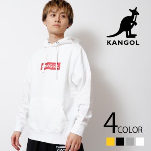 KANGOL(カンゴール)プリントプルオーバーパーカー バックプリント ボックスロゴ メンズ レディース ユニセックス BOX LOGO HOODIE 裏毛 