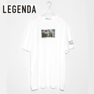 LEGENDA（レジェンダ）Revolution ルーズシルエットクルーネックTシャツ オーバーサイズ Tシャツ メンズ レディース lec668