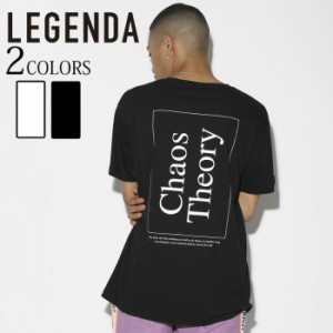 送料無料 LEGENDA レジェンダ Chaos Theory ルーズシルエットクルーネックTシャツ メンズ レディース ユニセックス カジュアル ストリー