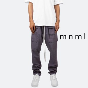 mnml【ミニマル】Drop Crotch Cargo Pants 21ML-SP764P ストリート系 通販 オシャレ かっこいい カーゴパンツ メンズ ギフト プレゼント