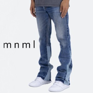 mnml(ミニマル)B133 FLARE DENIM ブーツカットデニム ジーンズ フレア パンツ ボトムス カジュアル ストリート スト系ファッション 男性 