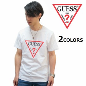 GUESS ゲス ロゴ半袖Tシャツ メンズ レディース ユニセックス カジュアル ストリート トップス メンズ レディース