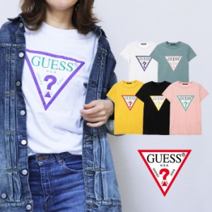 GUESS【ゲス】発砲プリントカラーロゴ半袖Tシャツ［MJ2K9415K］