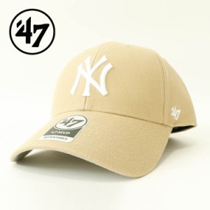 47 フォーティーセブン Yankees ‘47 MVP Khaki×White Logo キャップ ヤンキース メンズ レディース 野球 メジャー ベースボールキャッ