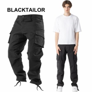 BLACKTAILOR ブラックテイラー　N38 CARGO BLACK カーゴパンツ メンズ mens ワークパンツ ボトムス アウトドア 登山 おしゃれ ブランド