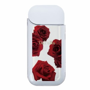 アイコス ケース カバー iQOS対応 ハードケース DaTuRa (ダチュラ) × Gizmobies / Red Rose WHITE