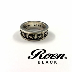Roen BLACK【ロエンブラック】 スターリング [ro-652] 星 アクセサリー メンズ シルバー リング 指輪 ペア