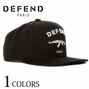 DEFEND PARIS ディフェンド パリス paris cap  キャップ ブラック ホワイト 帽子 メンズ レディース