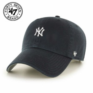 【送料無料】47Brand フォーティーセブンブランド ヤンキース キャップ CAP 帽子 メンズ mens レディース ’47 CLEAN UP Black