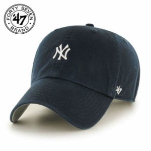 [送料無料]47Brand フォーティーセブンブランド ヤンキース キャップ Yankees ’47 CLEAN UP Navy メンズ レディース 帽子 ベースボール