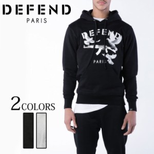 DEFEND PARIS ディフェンド パリス EVORA SWEAT HOODIES パーカー ストリート ブラック グレイ メンズ オシャレ [送料無料]