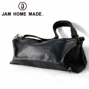 JAM HOME MADE ジャムホームメイド アリゾナレザーワンショルダーバッグ L -BLACK- メンズ レディース 本革 レザー ユニセックス