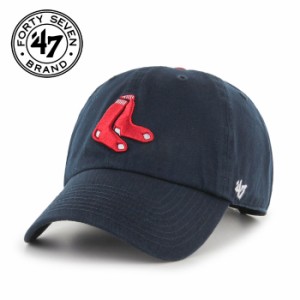 送料無料 47Brand フォーティーセブンブランド CAP キャップ レッドソックス 47クリーンナップ ネイビー Red sox 47 CLEAN UP Navy ユニ