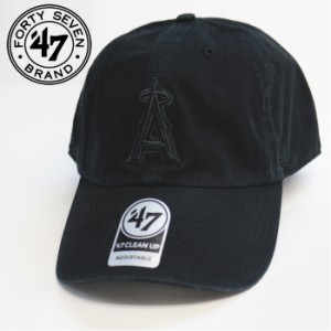 47Brand フォーティーセブンブランド キャップ CAP Angels Black'47 ローキャップ 帽子 エンジェルスベースボールキャップ